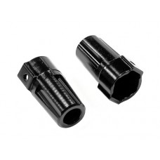 Integy Rear Axle Lockout (Black) for SCX10