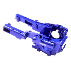 Integy Front Aluminum Bulkhead (Blue) for Traxxas Summit