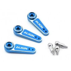 Align Metal Servo Horn Set (Blue) for Align, Futaba-1