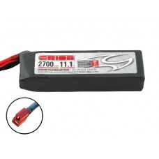 Литий-полимерный аккумулятор (c индикатором заряда) 3S 11.1V 2700mAh 50C (Deans Plug)