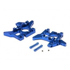 Integy Rear Evo5 Bulkhead Set (Blue) for Traxxas Maxx