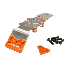 Integy Front Titan Skid Plate (Orange) for Traxxas 1/16 Size