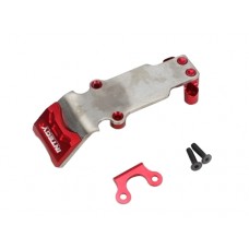 Disc. Integy Rear Titan Skid Plate (Red) for Traxxas 1/16 Size