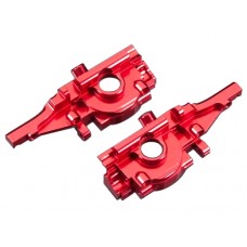 Disc. Integy Rear Aluminum Bulkhead (Red) for Traxxas 1/16 Size