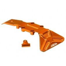 Disc. Integy T2 Front Skid Plate (Orange) for Traxxas 1/16 Size