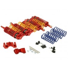 Disc. Integy XSR2 HD Piggyback Shock Set (Red) for Revo