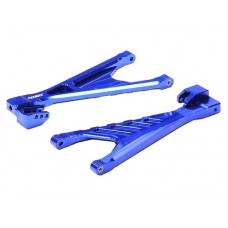 Disc. Integy Rear Lower Evo6 Billet Arm (Blue) for Revo