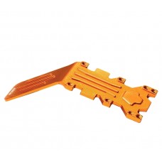 Disc. Integy Rear Skid Plate (Orange) for Traxxas Maxx