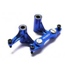 Disc. Integy Type II Steering Bellcrank (Blue) for Rustler, Slash
