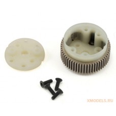 Main diff with steel ring gear / side cover plate / screws (Bandit, Stampede, Rustler) 