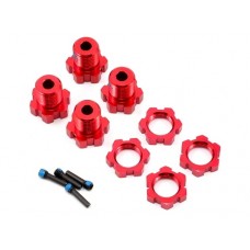 Traxxas 17mm Wheel Hubs Splined (Red)