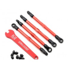 Traxxas Aluminum Toe Links (Red) for 1/16 Revo