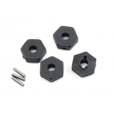 Traxxas 12mm Hex Wheel Hubs w/Axle Pins (4)